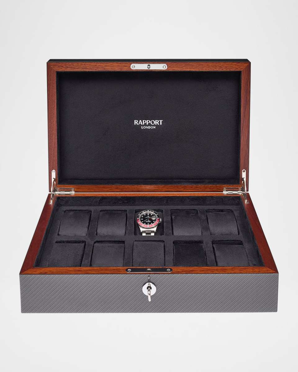 Carbon Fiber 10-Watch Box